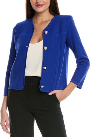 St. John Stretch Pique Knit Jacket