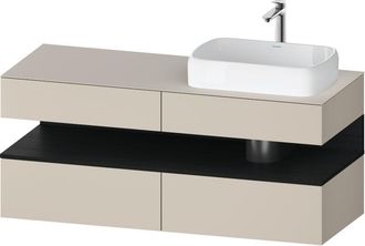 Duravit Qatego Consola Mueble Bajo Lavabo, 2 Extensiones, 2 - Duravit