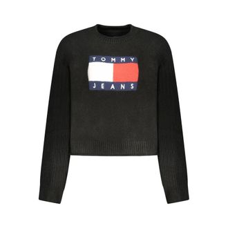 Tommy Hilfiger Dames, Truien, Zwart, Maat: XL Acryl