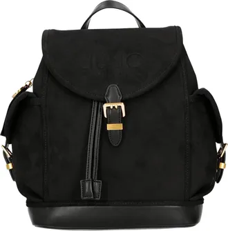 Liu Jo Nero Suede-Effect Eco-Leather Backpack