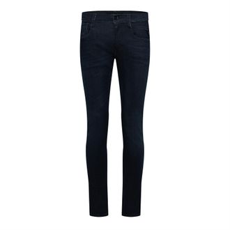 Replay Mens Anbass Slim-Fit Jeans in Blue Cotton - Size 30W/28L