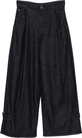 Emporio Armani Wide Jeans - Dames - Loose Fit Jeans - Blauw - W29 - Jeans