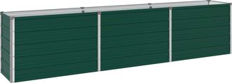 vidaXL Cama De Jard&iacute;n Elevada Verde 240 X 40 X 55 Cm Vidaxl