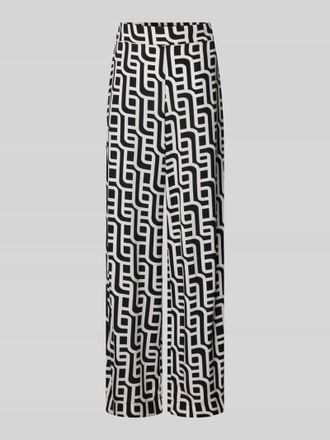 Christian Berg Wide Leg Pants aus Viskose mit Eingrifftaschen in Black, Gr&ouml;&szlig;e 34