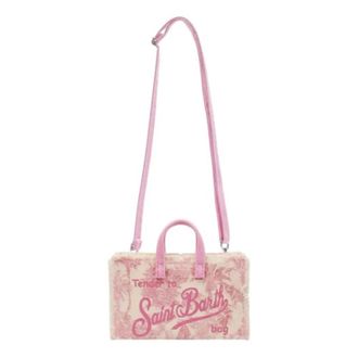 Saint Barth Handbags, female, Pink, Size: ONE SIZE Phone Bag Fantasia Jungla