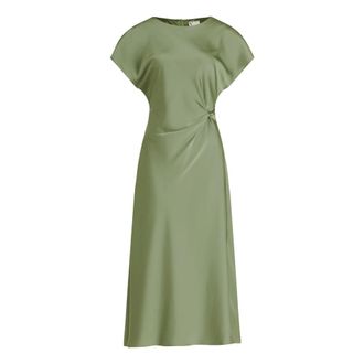 Vera Mont Dames, Jurken, Groen, Maat: S Satijn
