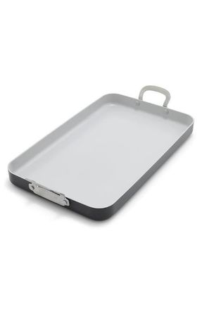 GreenPan x Bobby Flay Ceramic Nonstick Double Burner Griddle in Graphite at Nordstrom