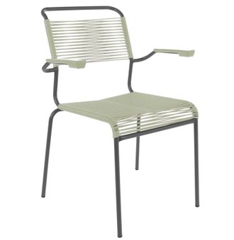 Schubiger M&ouml;bel Spaghetti-Stuhl S&auml;ntis mit Armlehnen