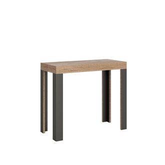 Itamoby Tavolo Consolle rimini Allungabile In Legno Per Sala Da Pranzo -allungabile Fino A 196 Cm / Classic / Quercia