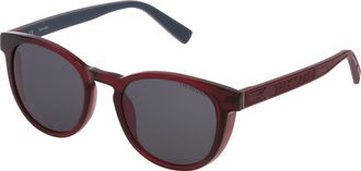 Trussardi STR384 0954 Mens Sunglasses Burgundy Size 51