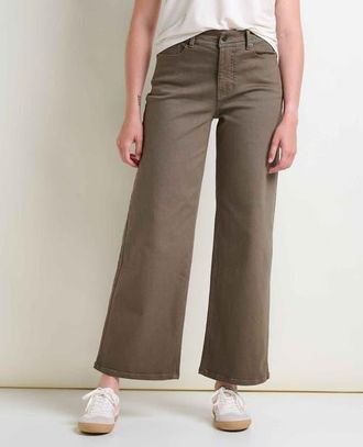 Toad & Co Balsam Wide Leg Pant in Fir at Nordstrom, Size 14