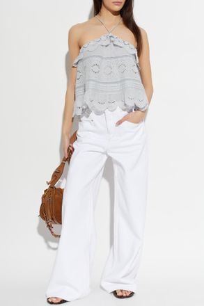 Isabel Marant Top Prisha, Womens, Light Blue