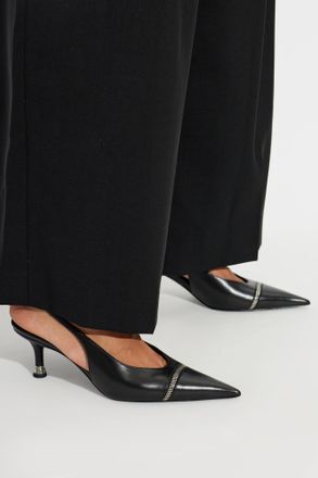 Alexander Wang Leather Heeled Shoes, Womens, Black