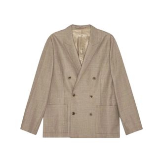 Nn.07 Blazers, male, Beige, Size: XL Jordin Double Breasted Hybrid