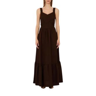 Liu Jo Maxi Dresses, female, Brown, Size: XS Wa6428 T4818 Maxi Dress
