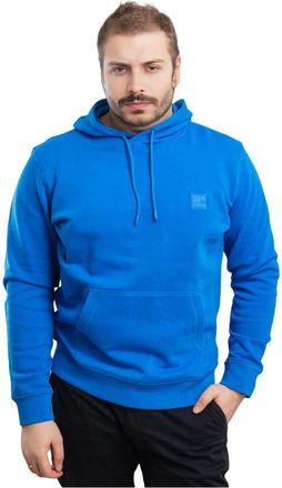 HUGO BOSS Hoodies & sweatvesten, Heren, Blauw, 2Xl, Katoen, Wetalk Hoodie