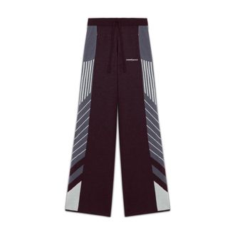 Casablanca Wide Trousers, female, Purple, Size: L Sporty Trousers