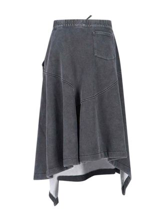 Our Legacy Womens Skirts Grey Organic Cotton
