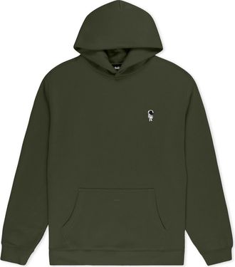 Dalix Astronaut Relaxed Midweight Fleece Pullover Hoodie in Cypress at Nordstrom, Size Xx-Large