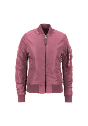 Alpha Industries Bomberjacke ALPHA INDUSTRIES MA-1 VF Vintage Fit 59 W, Damen, Gr. XS, pink (dusty pink), Obermaterial: 100% Nylon; Futter: 100% Nylon; F&uuml;llung: 100% P