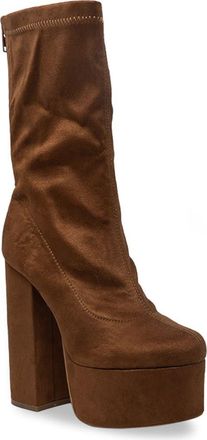 Chase + Chloe by Intouch Footwear Shana Platform Boot in Tan Suede at Nordstrom Rack, Size 8.5