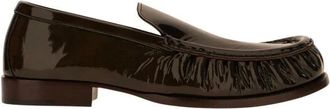 Dries Van Noten Mocasines de Piel - Shoes - Mujer - Verde - 37 1/2 EU