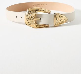Streets Ahead Big Buckle Western Belt