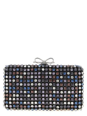 Self Portrait Multicolor Polyester Clutch Womens Bag