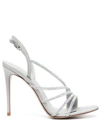 Le Silla Sandali con cinturino posteriore Scarlet - Argento