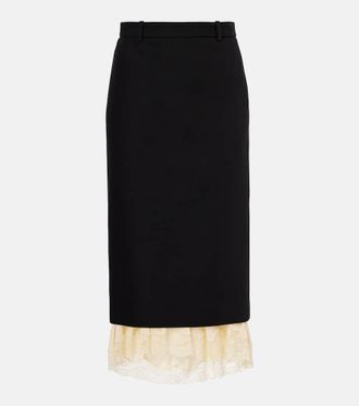 Balenciaga White Stretch Boucla¨ Skirt Balenciaga White stretch bouclè skirt from $1,603.00 - on
