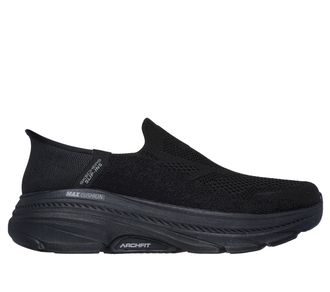 Skechers Mens Hands Free Slip-ins Max Cushioning Arch Fit 2.0 - Fortuitous 2.0 Sneakers, Black/Black, 12