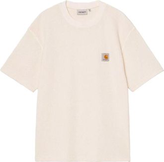 Carhartt Work in Progress Nelson Waffle T-shirt - Heren - T-shirts - Beige - S - Katoen - Tops