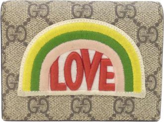 Gucci Beige Gg Supreme Canvas Wallet (Bi-Fold) (Pre-Owned)