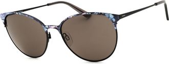 Bebe BB7244 001 Womens Sunglasses Blue Size 57