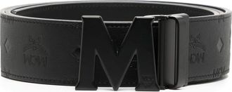 MCM Claus M reversible belt - men - Leather - One Size - Black