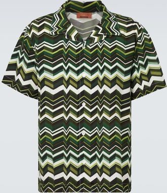 Missoni Zig Zag bowling shirt