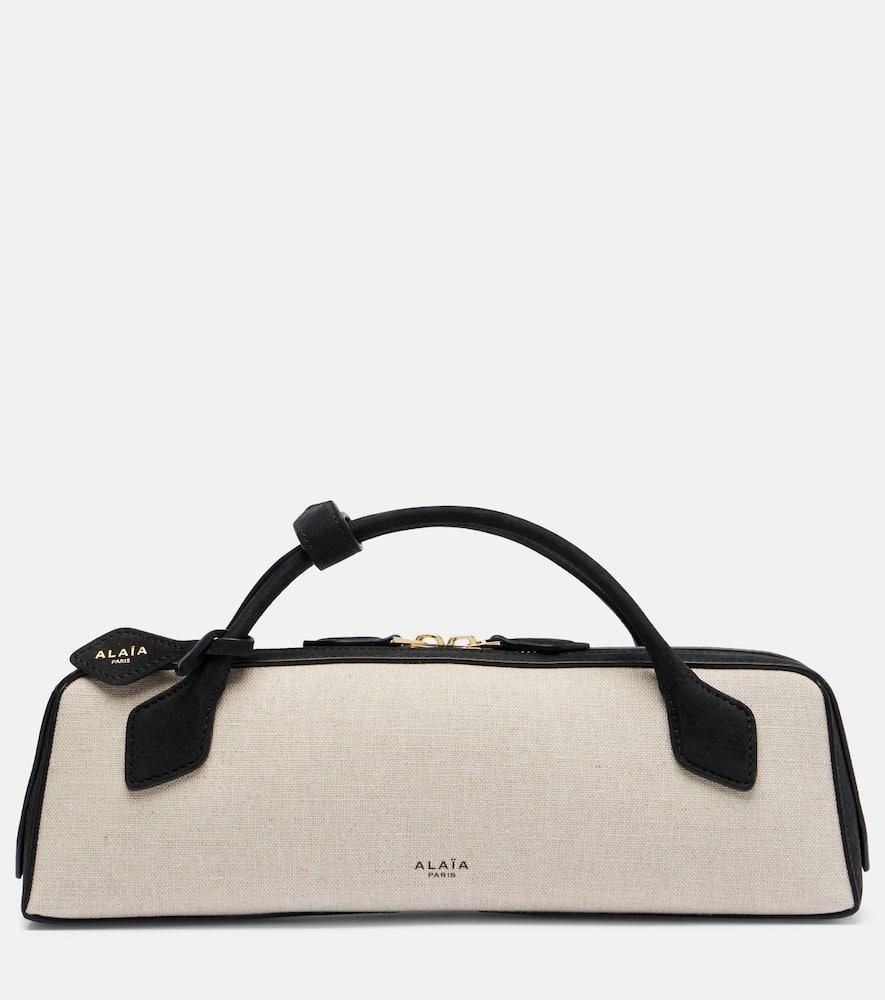 SALE【Alaia】テッケル ジップ クラッチ バッグ ALAÏA LE TECKEL MEDIUM BAG IN CANVAS | ALAÏA TR