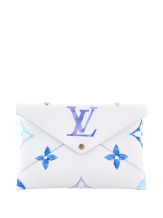 Louis Vuitton Kirigami Pochette Set By The Pool Monogram Watercolor Giant clutch bag - women - Fabric - One Size - White