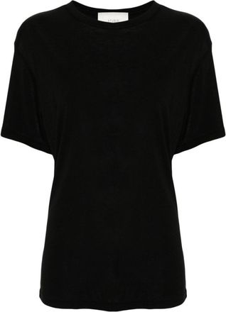 STUDIO NICHOLSON Black Ribbed Jersey T-shirt