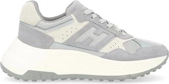 Hogan Stijlvolle Veterschoenen - Dames - Sneakers - Grijs - 40 EU - Schoenen