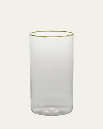 Tuttoattaccato Lemon Yellow Highball Glass, 15.2 oz