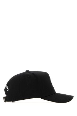 Dsquared2 Black Exterior: Cotton Cappelli Hat