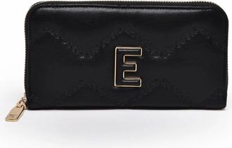 Ermanno Scervino Black Sofia Polyurethane Wallet