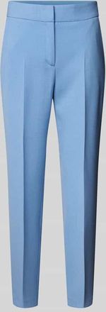 s.Oliver Black Label Regular Fit Cigarette Pants aus Viskose-Mix mit elastischem Bund in Hellblau, Gr&ouml;&szlig;e 46