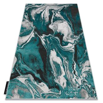 RugsX RugsX De Luxe Rug in Green | Size: 140 cm x 190 cm
