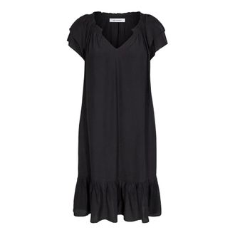 Co'Couture Vestido Sunrise Crop Negro con Volantes - Dresses - Mujer - Negro - XL