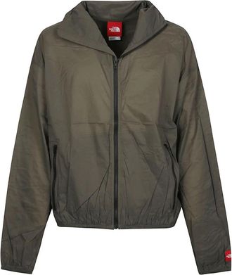 The North Face Red Box Packable Hooded Wind Jacket - Heren - Outdoorjassen - Groen - L - Polyester - Fitness