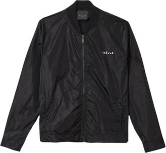 Ga&euml;lle Paris Zwarte Nylon Herenjas Logo - Heren - Zomerjassen - Zwart - XL - Nylon - Jassen
