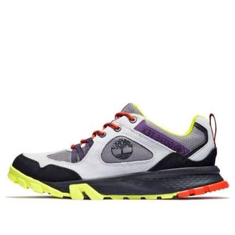 Timberland Garrison Trail Waterproof Low Hikers Gray Black Yellow A25Y3032