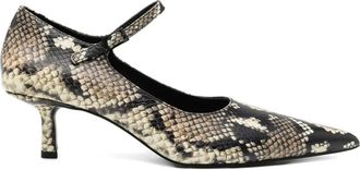 Senso 65mm Tyler III pumps - women - Leather/Leather/Rubber - 38 - Neutrals